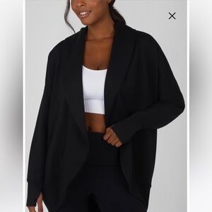 Yogalicious London Open Front Scuba Knit Cardigan